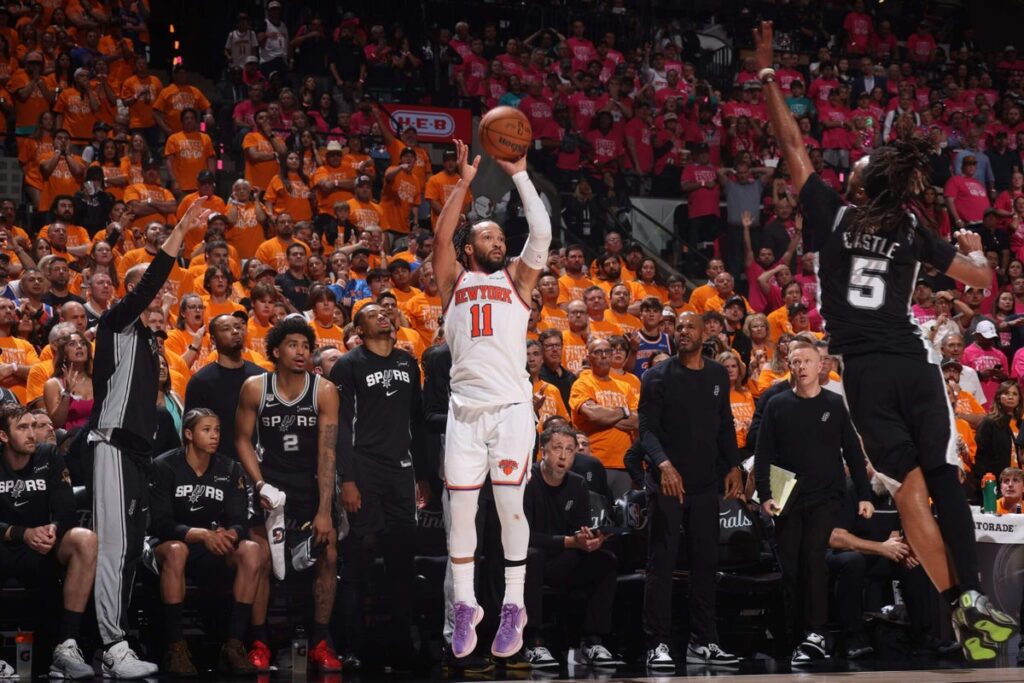 NBA investigating fan interaction with Jalen Brunson during Game 1 of NBA Finals