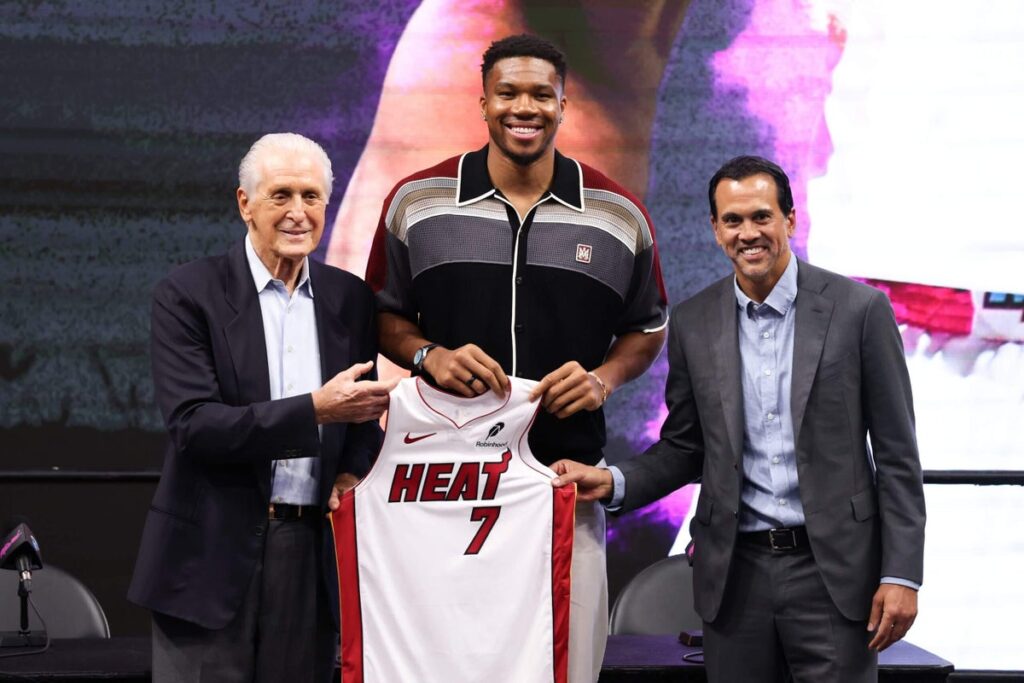 Giannis Antetokounmpo ready to chase titles, face ‘new beginnings’ with Heat