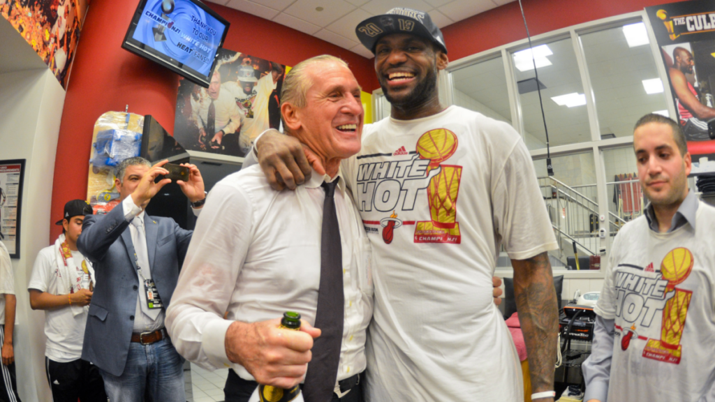 Pat Riley still disappointed by LeBron James leaving Heat Pat Riley still disappointed by LeBron James leaving Heat