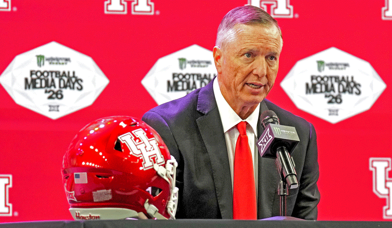 Houston Cougars Claw Way to Big 12 Title Houston Cougars Willie Fritz NCAAF