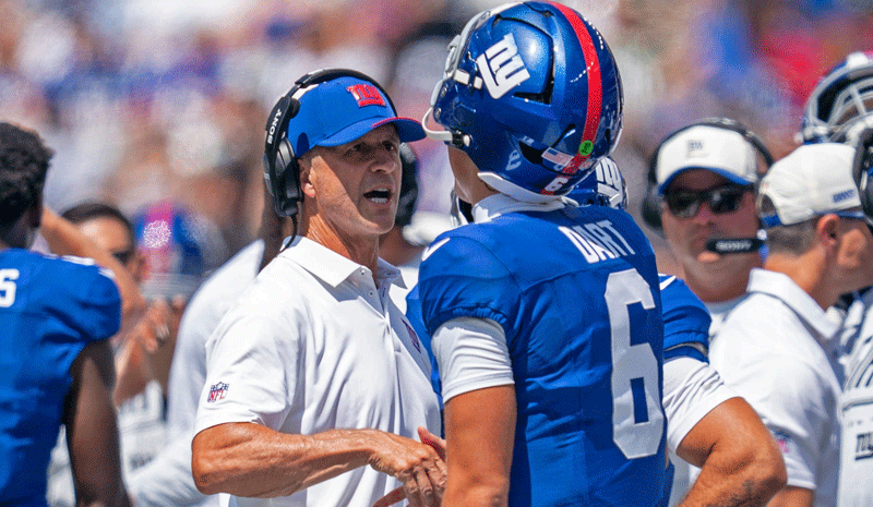 Cowboys vs Giants Prediction, Picks & Early Odds for Sunday Night Football New York Giants John Harbaugh Jaxson Dart NFL.